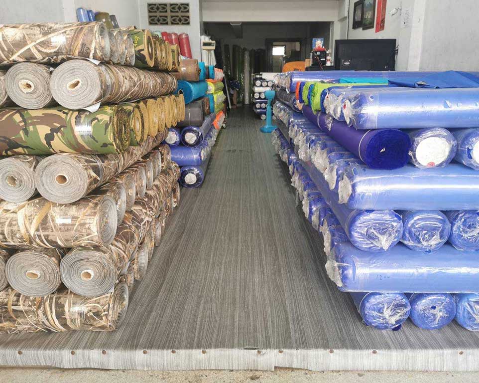 ผ้าร่ม, ผ้ากันน้ำ, ผ้าสต๊อก